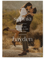 Namesake Save The Date Cards