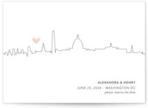 Love in the City - Washington DC Save The Date Cards
