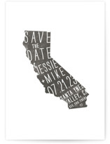 State Stamp - California Save The Date Cards