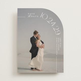 Curved Date Save The Date Cards