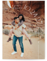 Curved Date Save The Date Cards