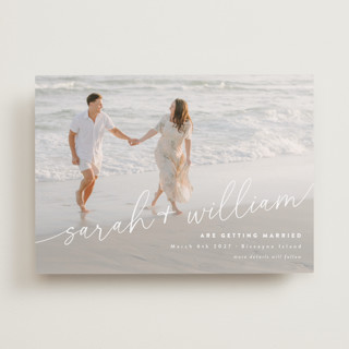 Sweet Script Save The Date Cards