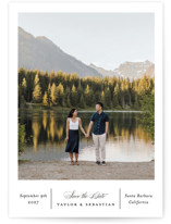 Simple Columns Save The Date Cards