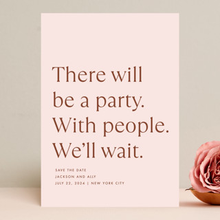 There Will Be a Party Save The Date Cards