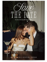 His & Hers Save The Date Cards