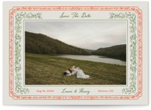 Romantic Floral Save The Date Cards