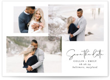 amour fois trois Save The Date Cards