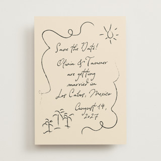 Sunny Love Save The Date Cards