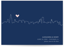 Love In The City - Chicago Save The Date Cards