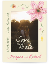 Romantic Tropical Wedding Save The Date Cards