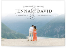 Elegant Fade Save The Date Cards