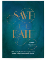 Gilded Elegance Save The Date Cards