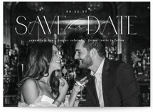 Elegant Fete Save The Date Cards