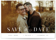 simple space Save The Date Cards