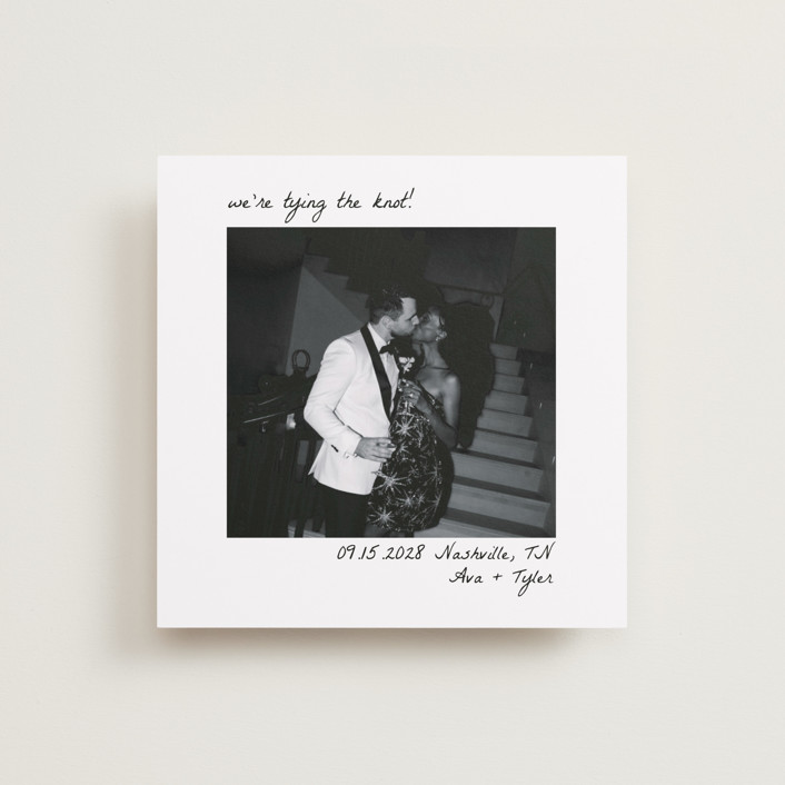 Polaroid Save The Date Cards by Brittney Jensen | Minted