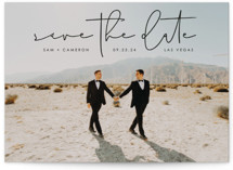 Simple Modern Save The Date Cards