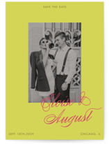 Maximalist Poppies Save The Date Cards