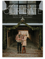 Mixed Type Save The Date Cards