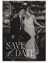 Scripted Initials Save The Date Cards