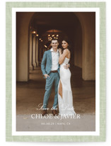 Summer Linen Save The Date Cards