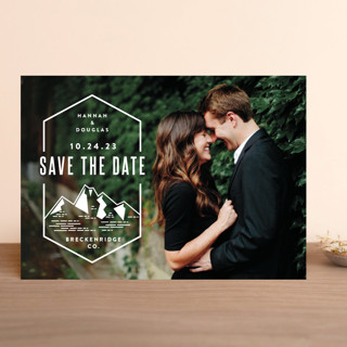 Modern Rusticism Save The Date Cards
