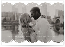 Luxe Lace Save The Date Cards