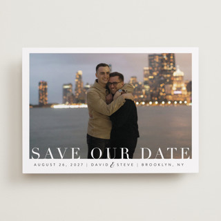 Simple Elegance Save The Date Cards