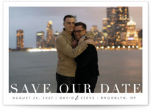 Simple Elegance Save The Date Cards