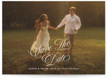 Classic Romanticism Save The Date Cards