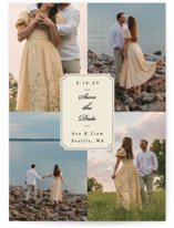 Vintage Wishes Save The Date Cards