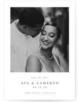Simple Elegance Save The Date Cards