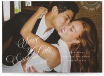Scripted Date Save The Date Cards
