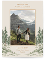 Whispering Pines Save The Date Cards