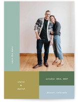 Color Cubes Save The Date Cards