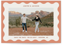 wavy frame Save The Date Cards