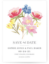 Floral Bouquet Save The Date Cards