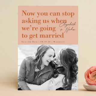 Love and Laughs Save The Date Cards