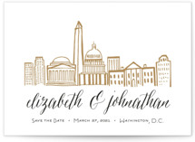 Skyline - Washington DC Save The Date Cards