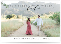 Biggest Date Ever Save The Date Cards