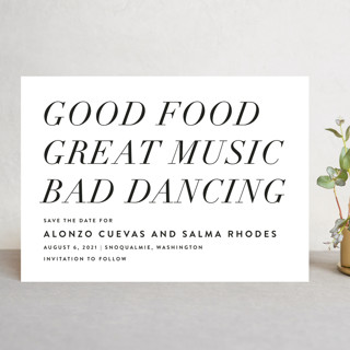 Bad Dancing Save The Date Cards