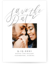 Casual Script Save The Date Cards