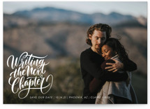 The Next Chapter Save The Date Cards