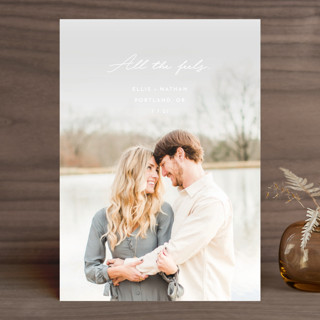 all the feels Save The Date Cards