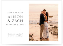 Elegant Space Save The Date Cards