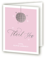 Discotheque Foil-Pressed Sweet Sixteen Party Thank you Cards