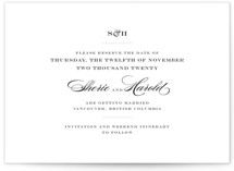 Charming Go Lightly Grand Save The Date Cards