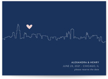 Love In The City - Chicago Grand Save The Date Cards