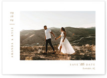 Minimale Grand Save The Date Cards