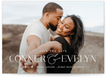 Simple name Grand Save The Date Cards