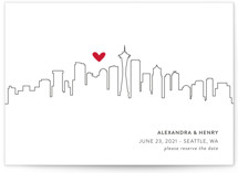 Love in the City - Seattle Grand Save The Date Cards